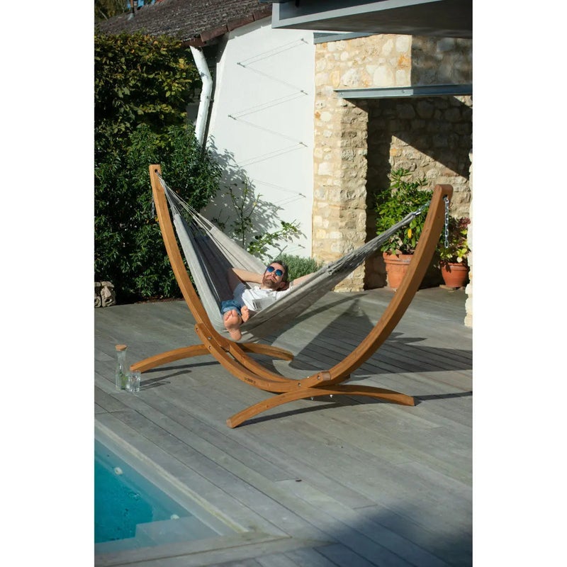 LA SIESTA Elipso Nature - FSC certified Larch Stand for Single Hammocks - Image 4